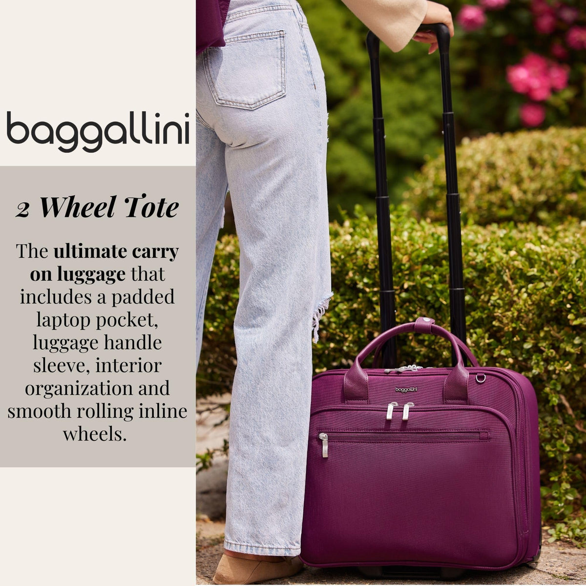 Women's 2 Wheel Tote I392701