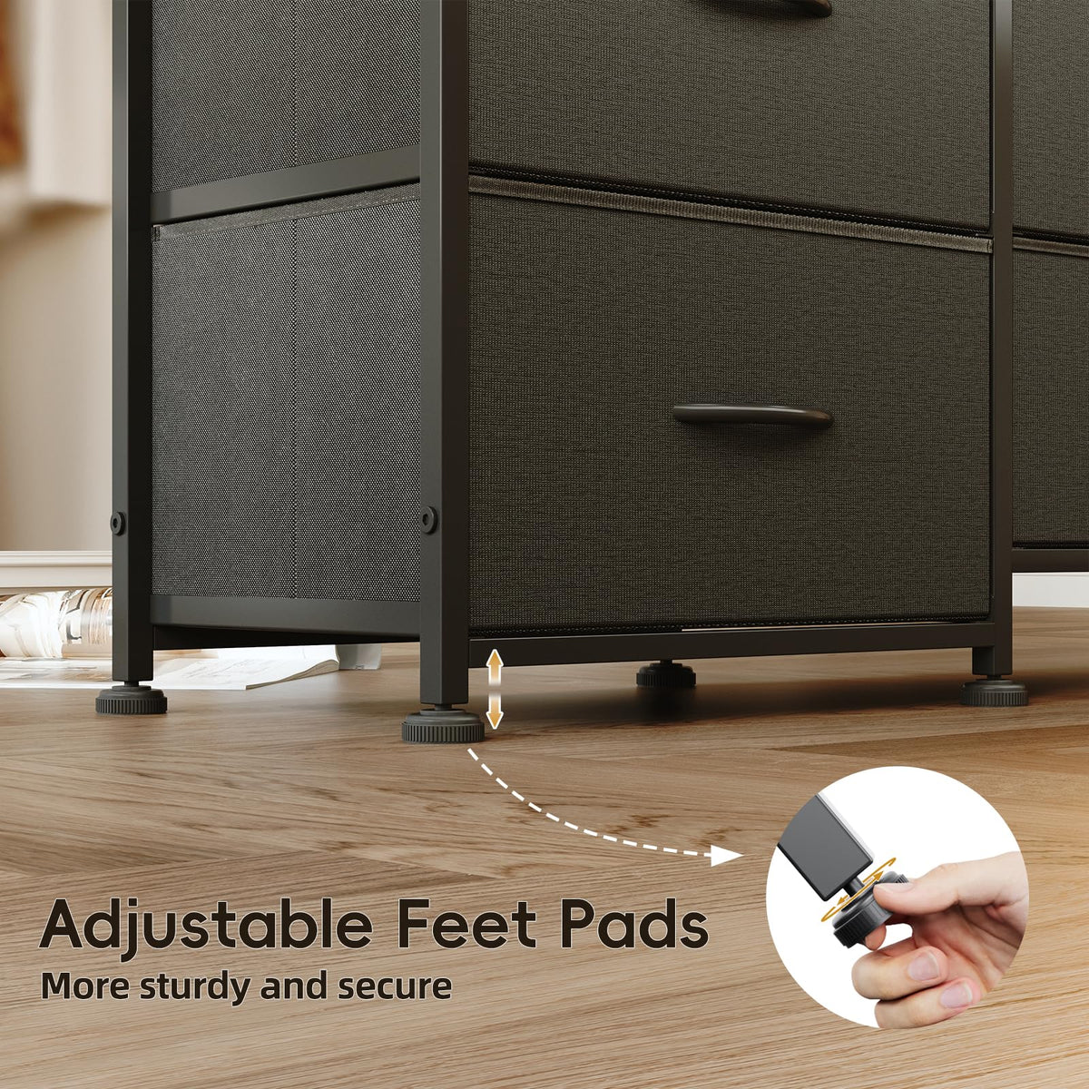 63 Inch 12 Drawer Black Dresser C81328